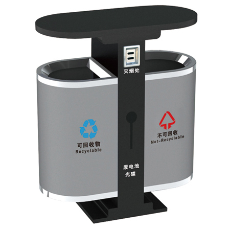 鋼板垃圾桶ZX-3103